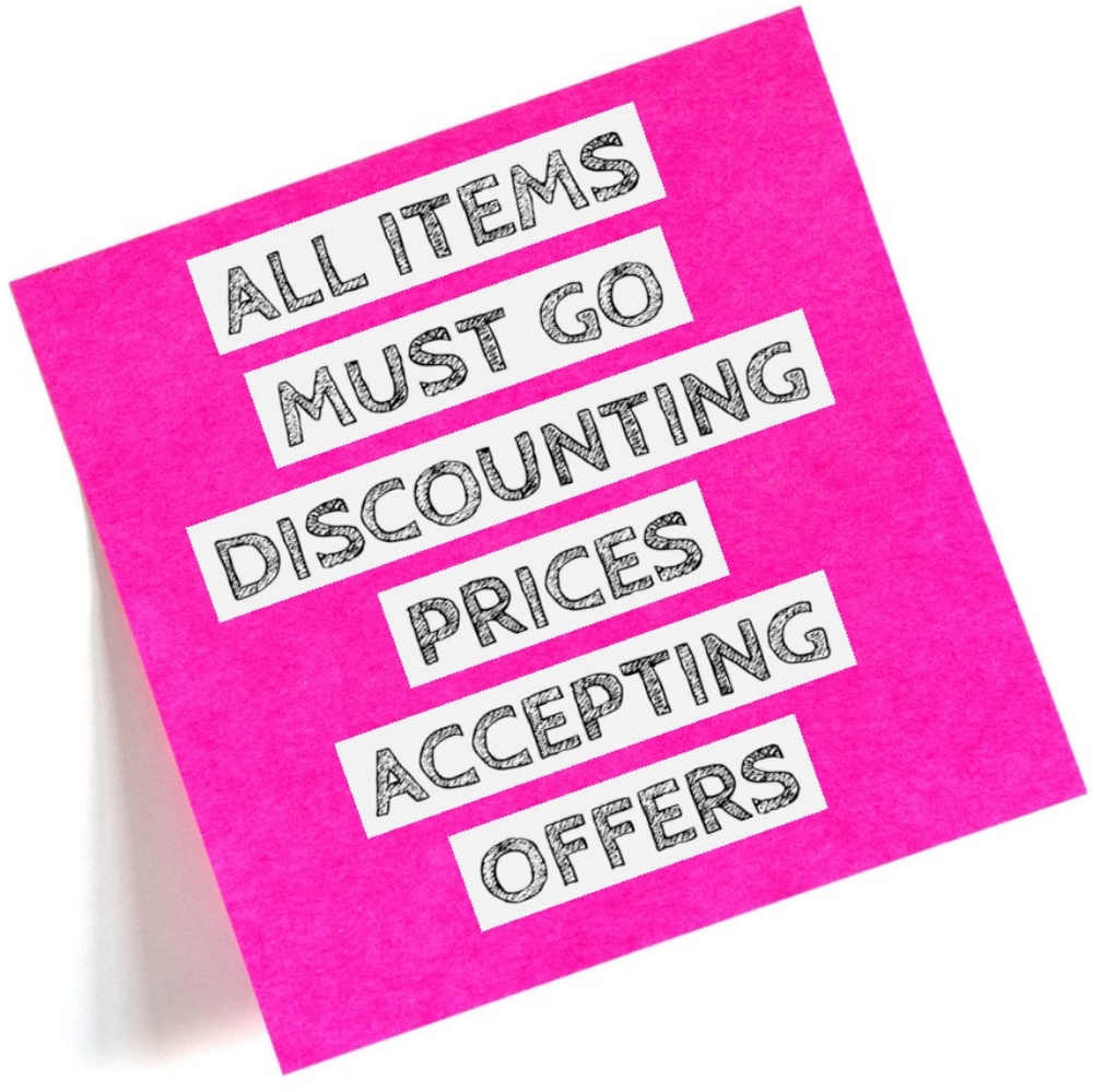 CLOSING CLOSET SALE